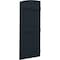 Ekena Millwork Americraft 6-Board (3 Batten) Wood Joined Board-n-Batten Shutters w/Ellipt Top, ARW401BE621X77OBH, PR ARW401BE621X77OBH - alternate 6